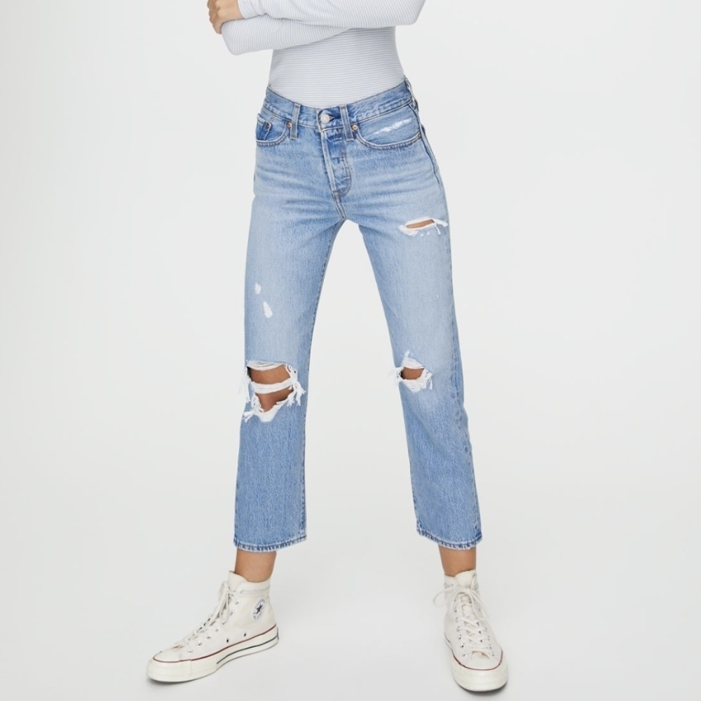 Levi's wedgie straight denim jeans 24